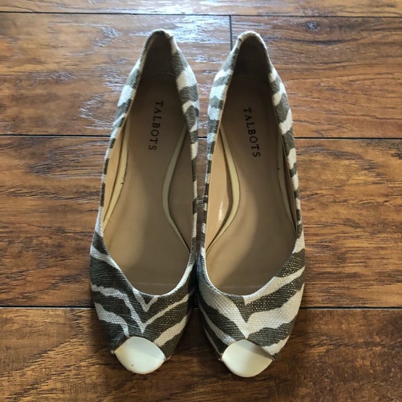 Talbots Peep toe heels - Picture 4 of 8